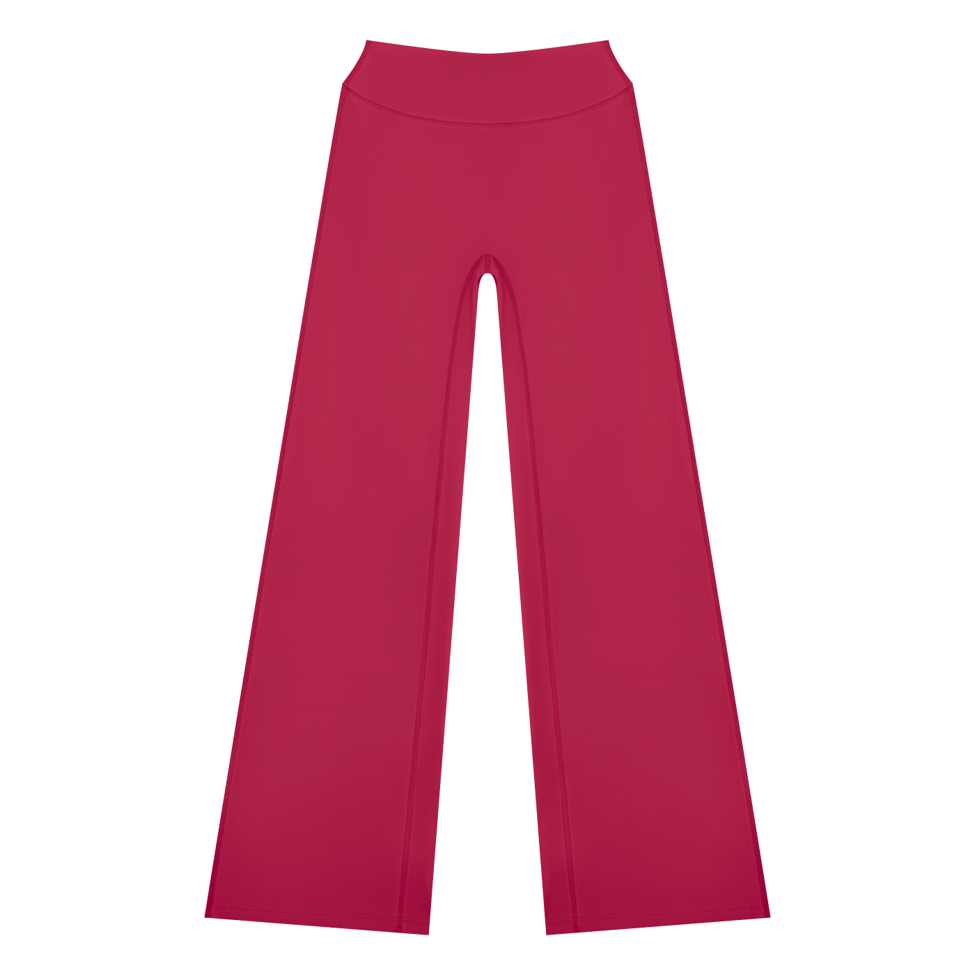 Women’s High-Rise Yoga Pants — Rose Red front