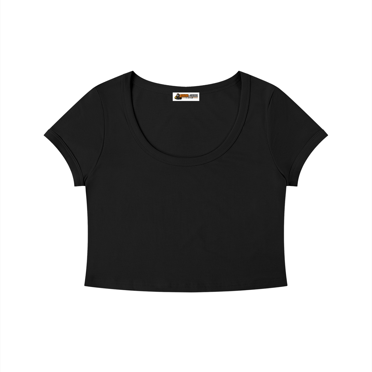 Women's Solid Color Slim Crop T-Shirt