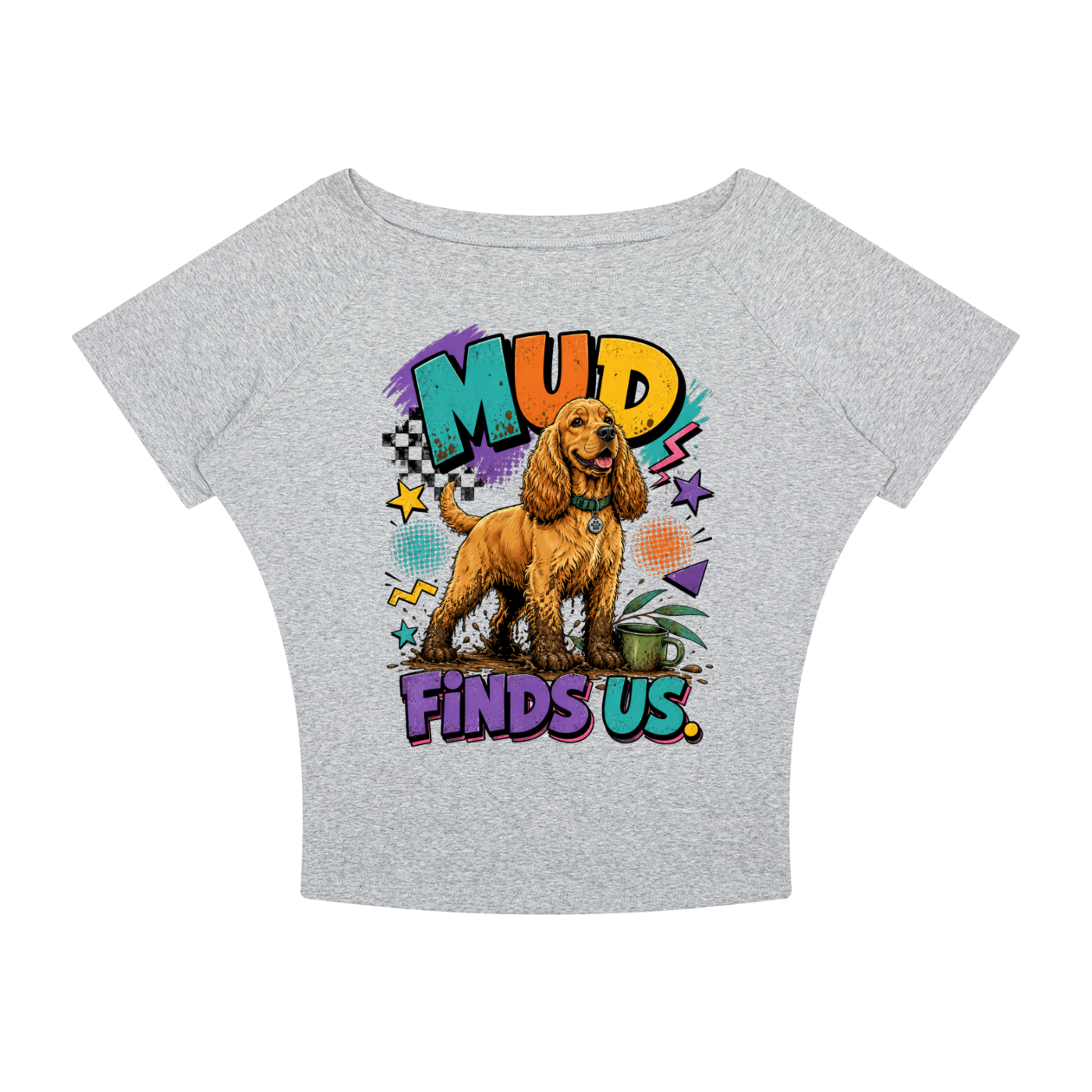 The Mud Finds Us Women’s Boatneck Raglan T-Shirt