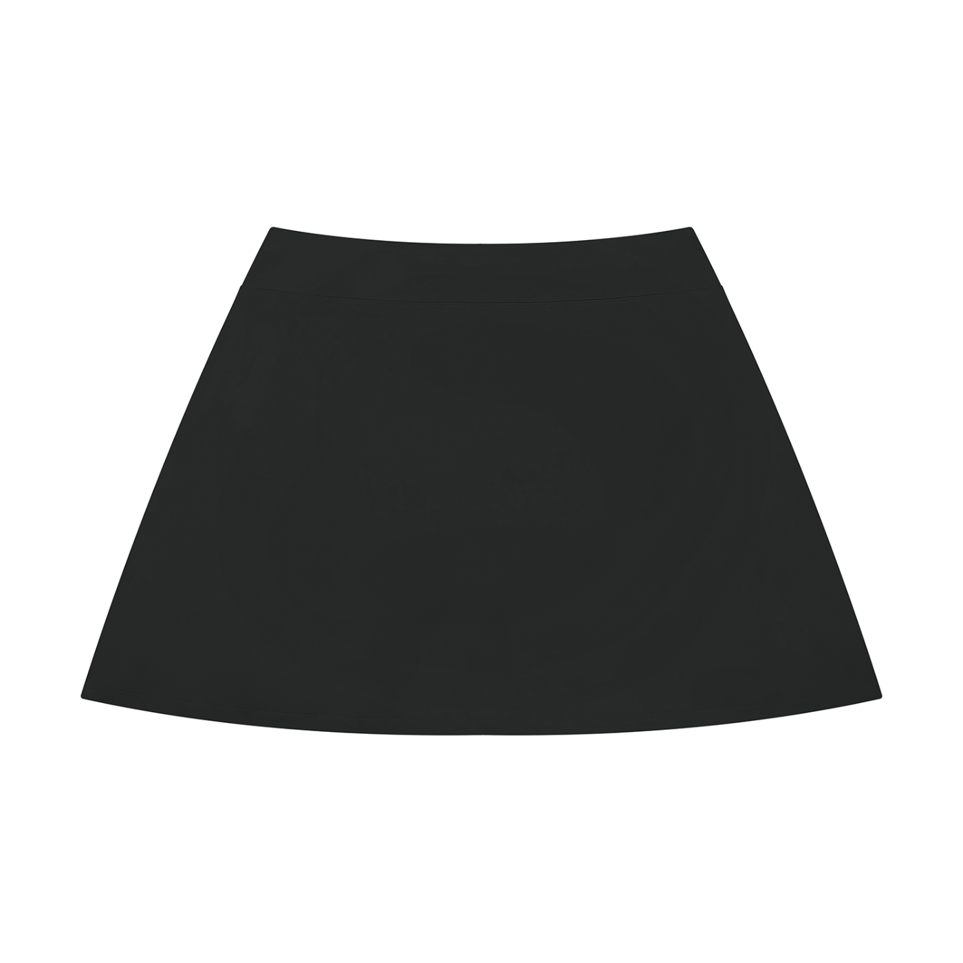 Black Women’s High-Rise A-Line Skirt front