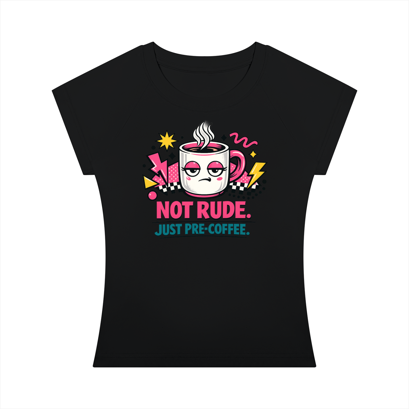 Not Rude Women’s Slim Raglan T-Shirt