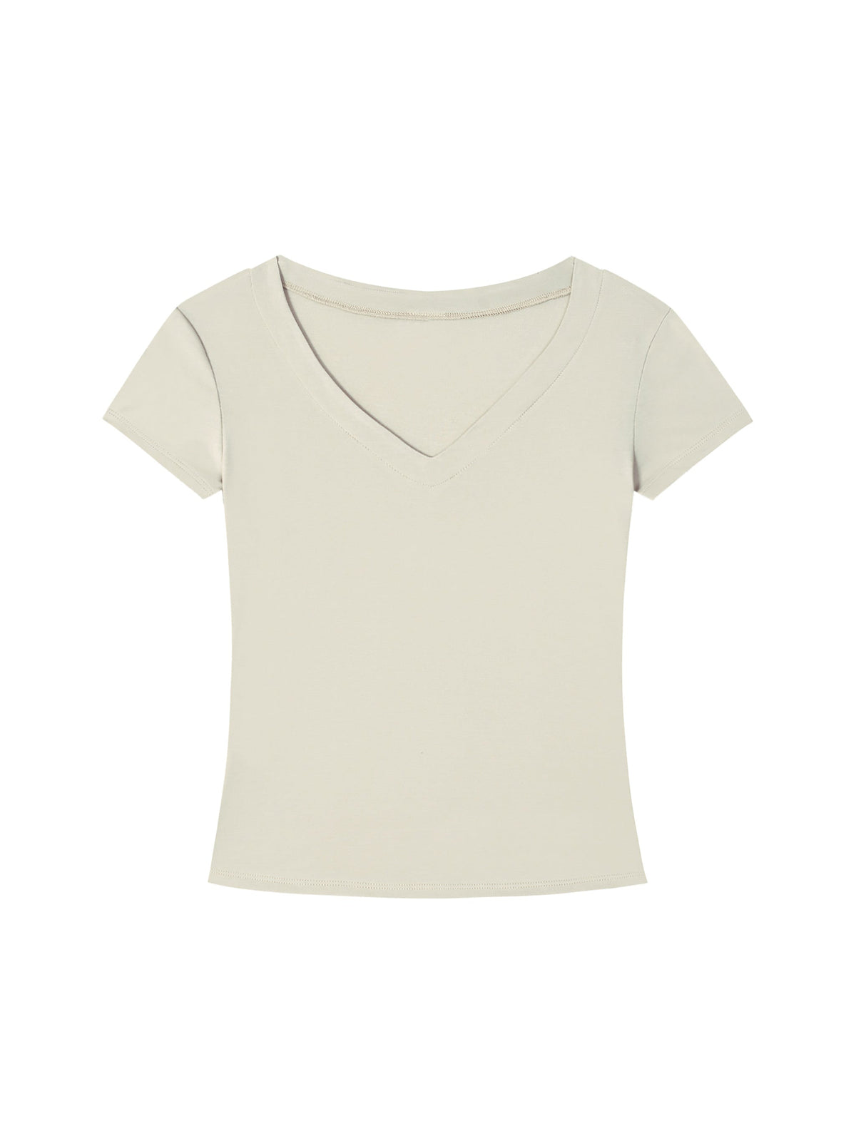 Women’s Tencel Slim Fit V-Neck T-Shirt