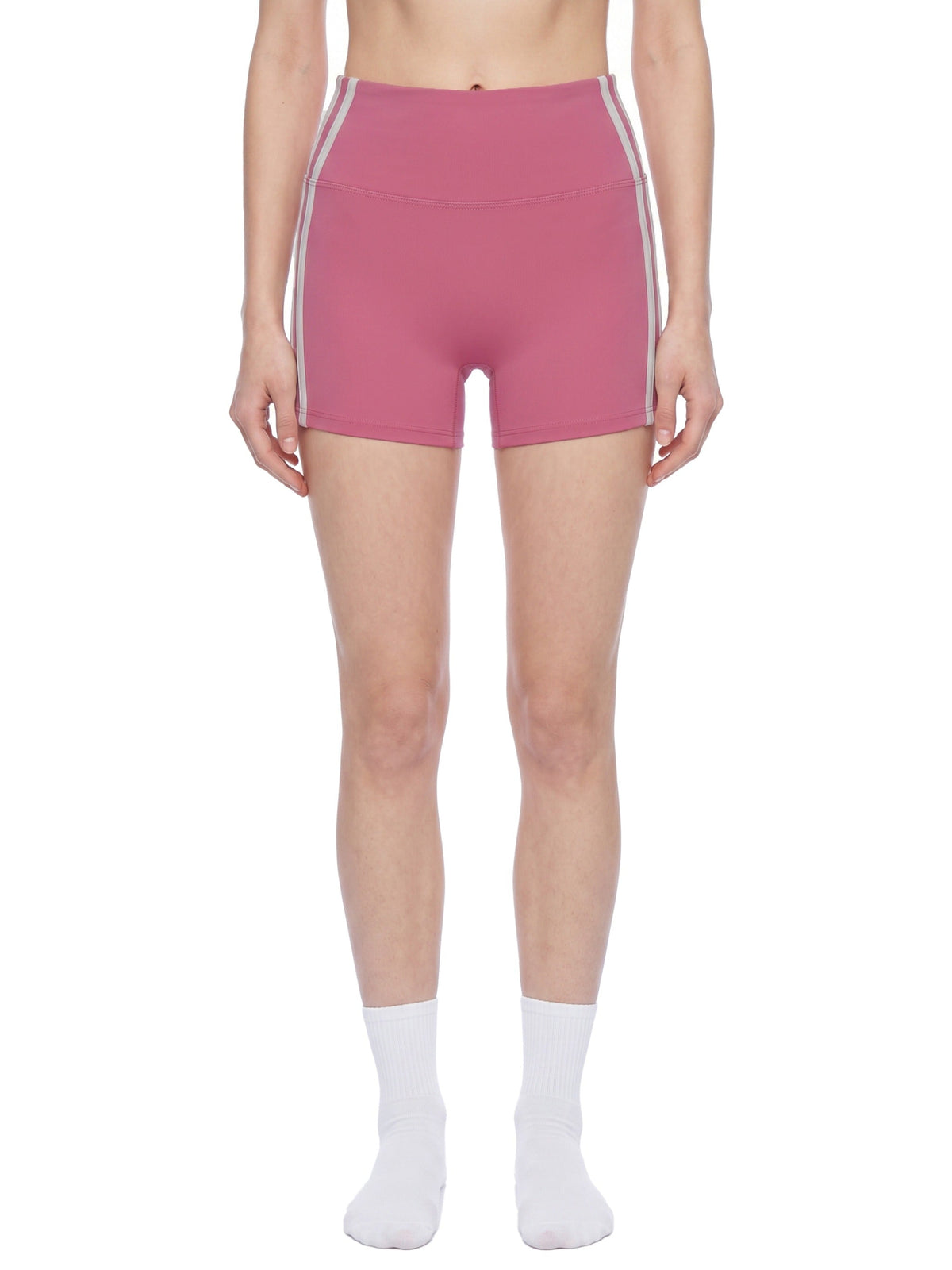 Women’s High-Waist Color Block Yoga Shorts