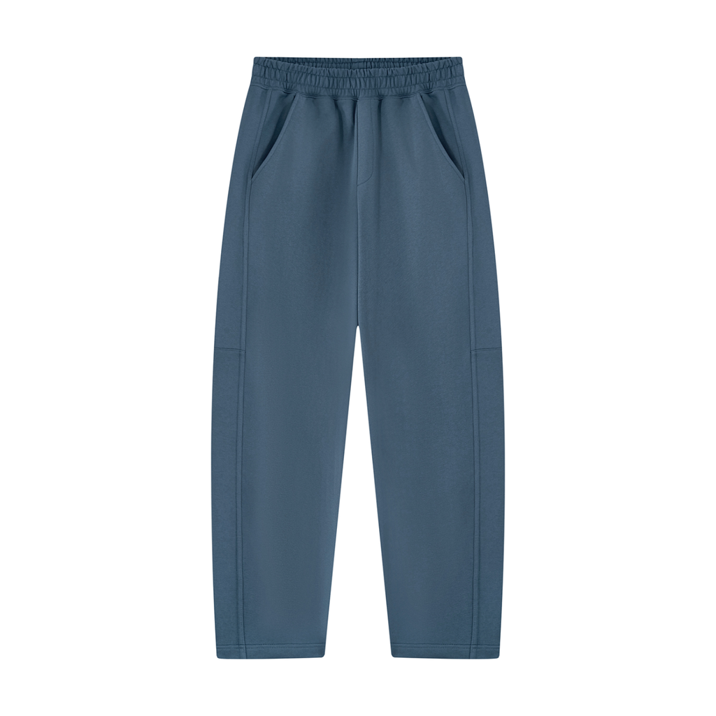 Unisex Tapered Straight Hem Sweatpants