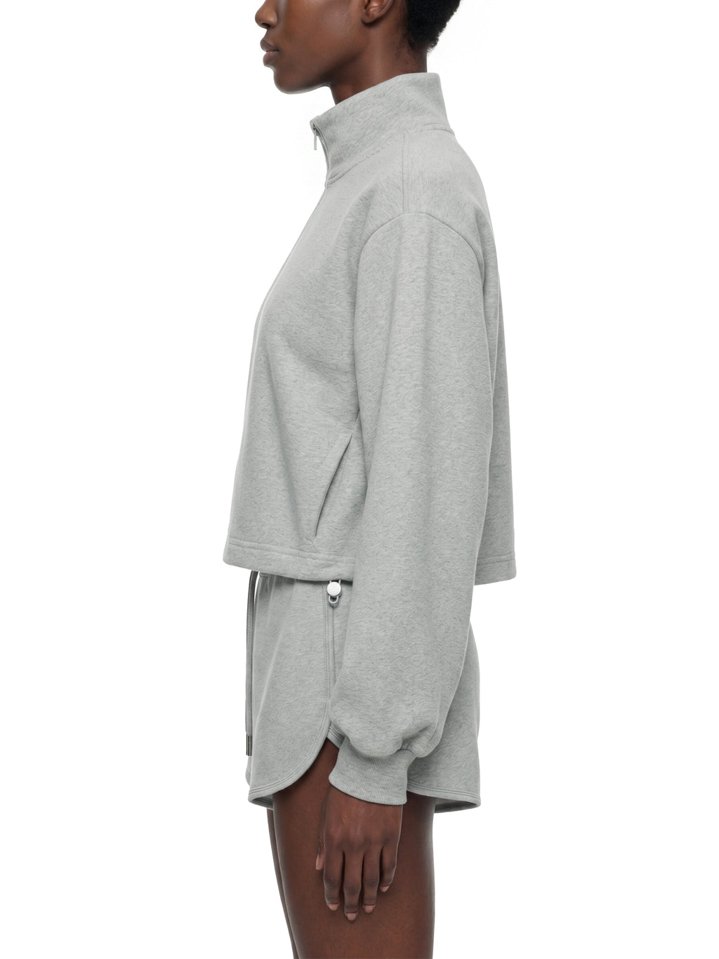 Women’s Mock-Neck Quarter-Zip Sweatshirt