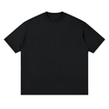 Streetwear Loose Drop Shoulder T-Shirt - Black Beauty front