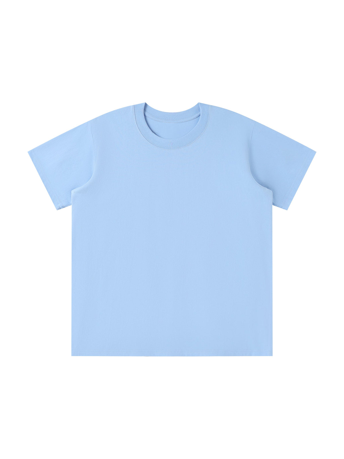 Sky Blue Unisex Seamless T-Shirt front view
