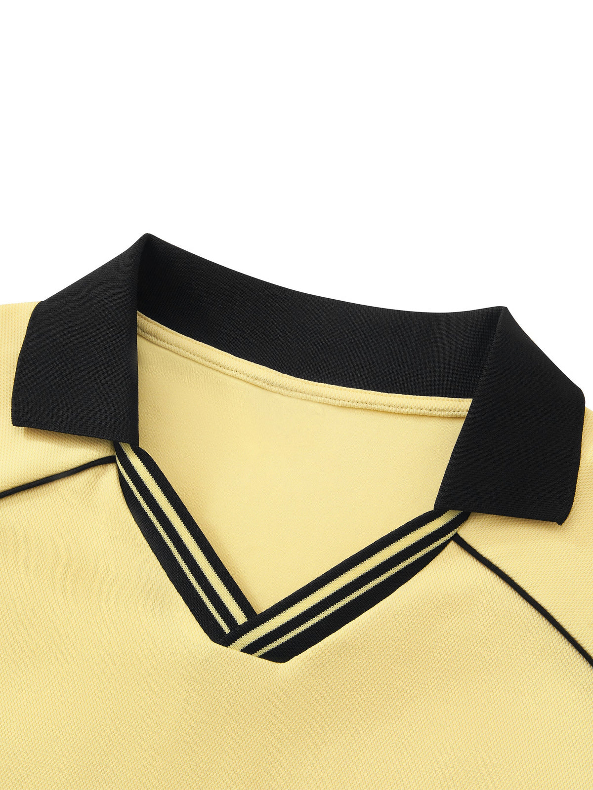 Unisex Collared Piping Boxy Soccer Jersey