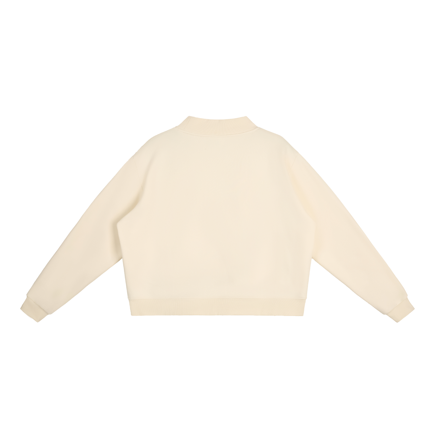 Comes With Pet Hair Essential Fleece Mock-Neck Crew Sweatshirt