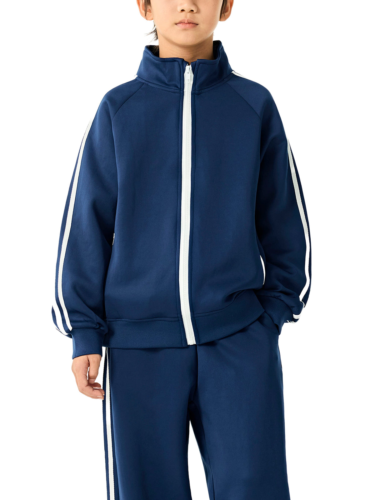 Kids' Contrast-Tape Coach Jacket