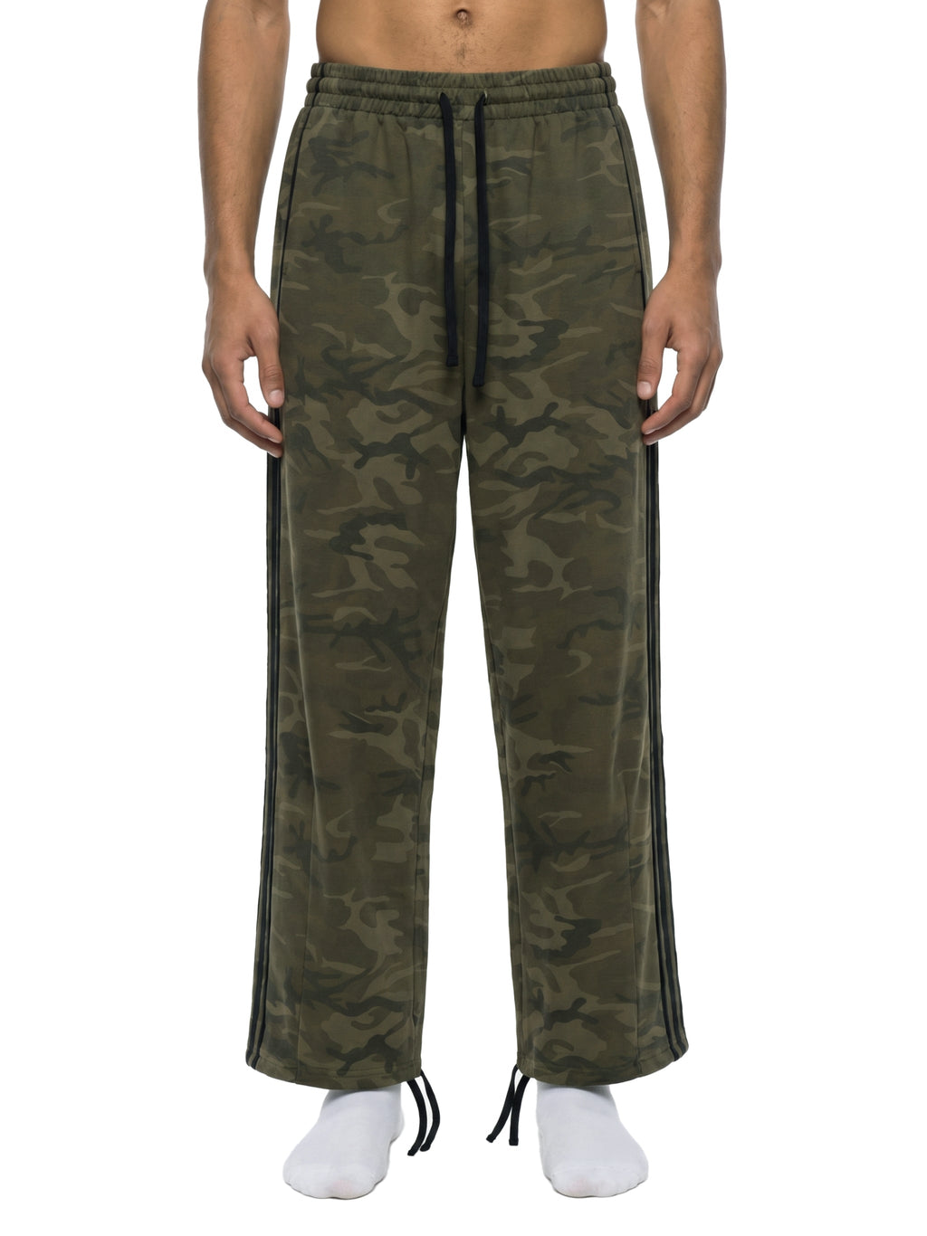 Unisex Camo Wide Leg Sweatpants