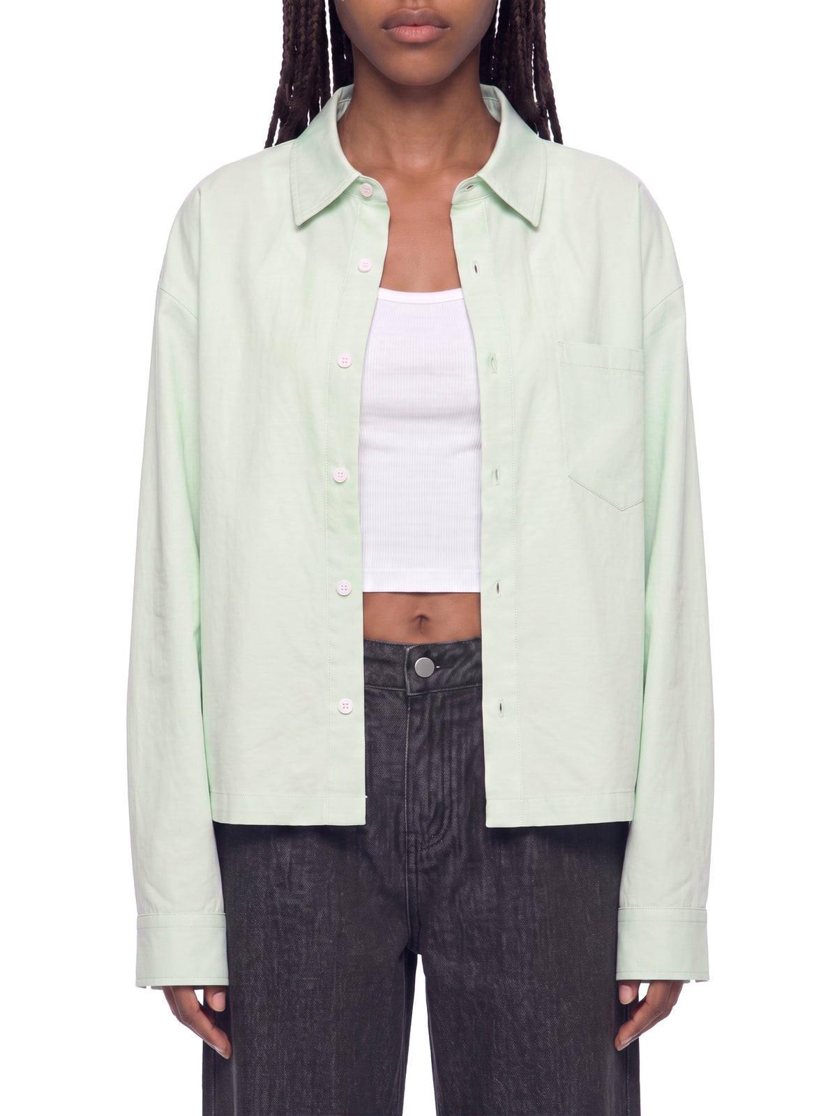 Unisex Boxy Long Sleeve Shirt