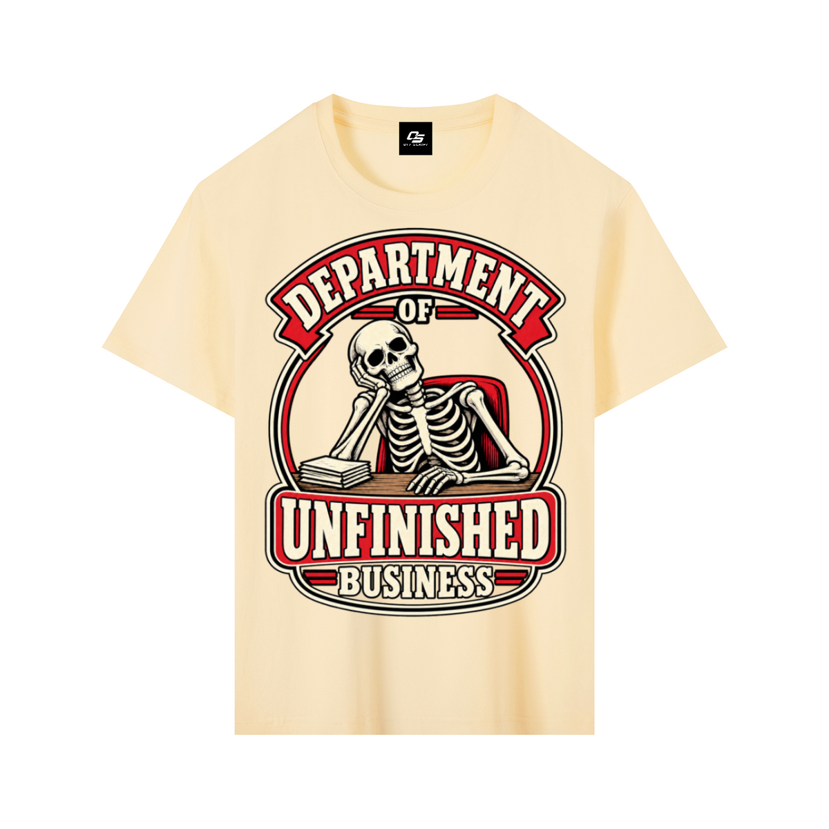 Department of Unfinished Business Pure Cotton Unisex T-Shirt