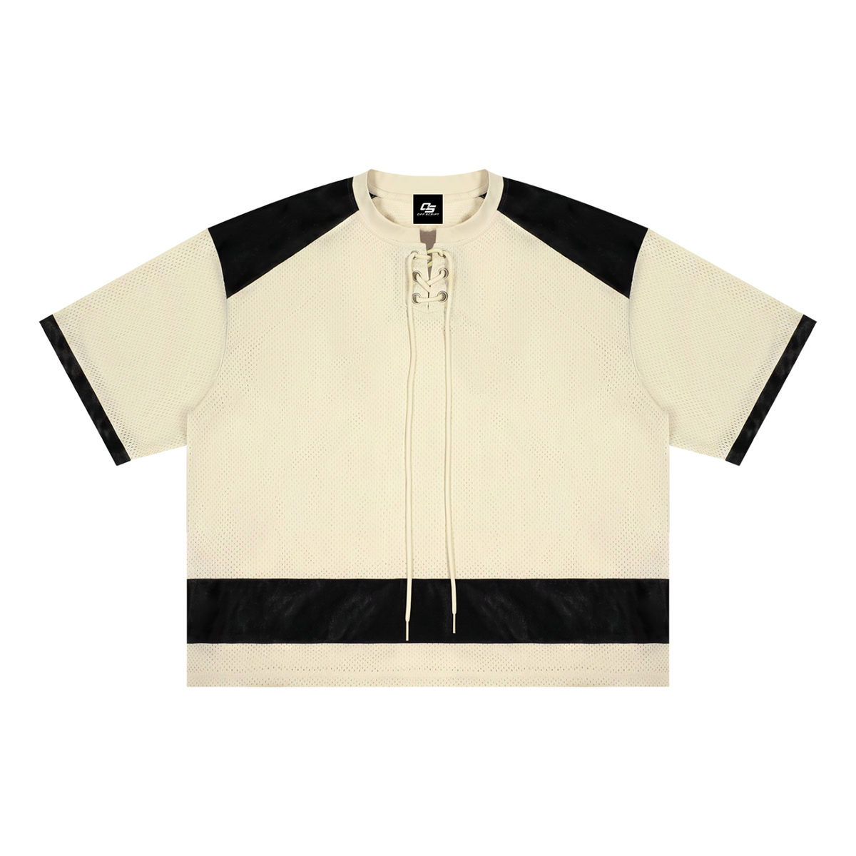 Unisex Raglan Sleeve Mesh Boxy T-Shirt