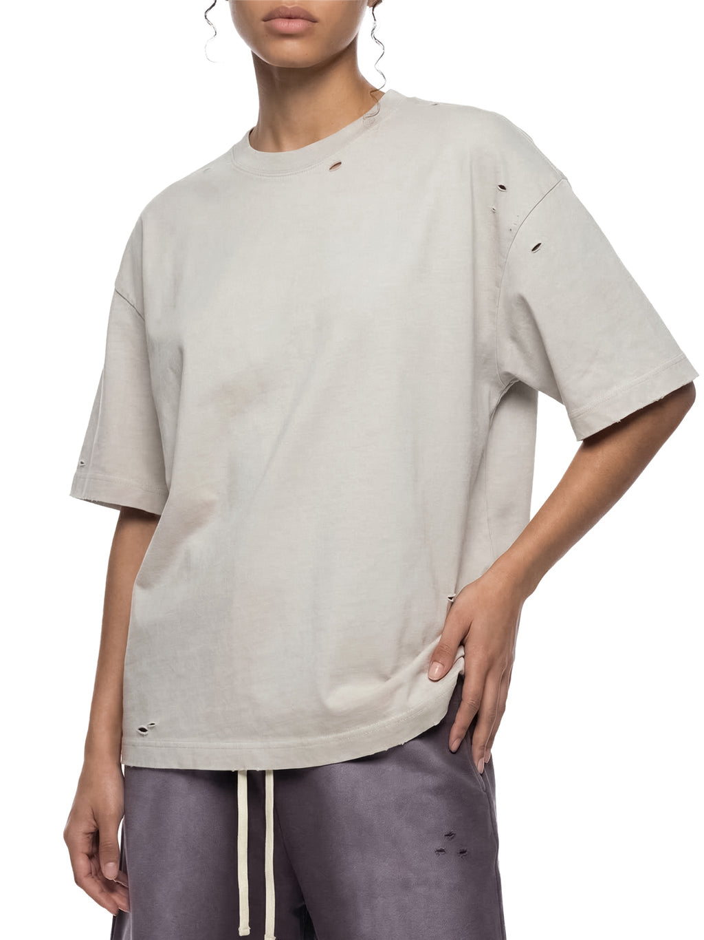 Vintage Washed Distressed Boxy Oversized T-Shirt