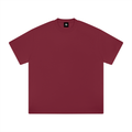 Wine Red Heavyweight Drop Shoulder T-Shirt front product view