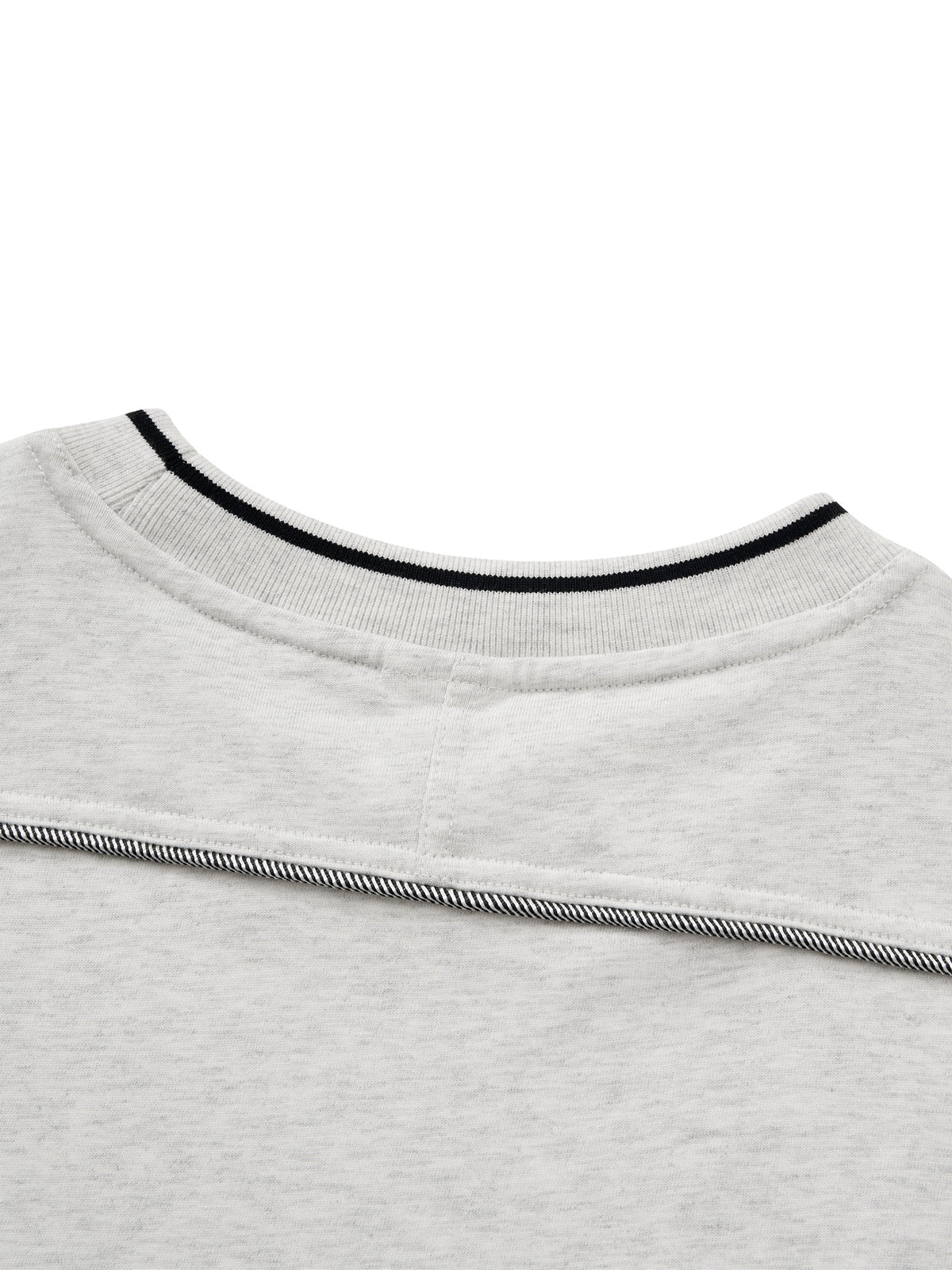 Unisex Oversized Contrast Tape T-Shirt