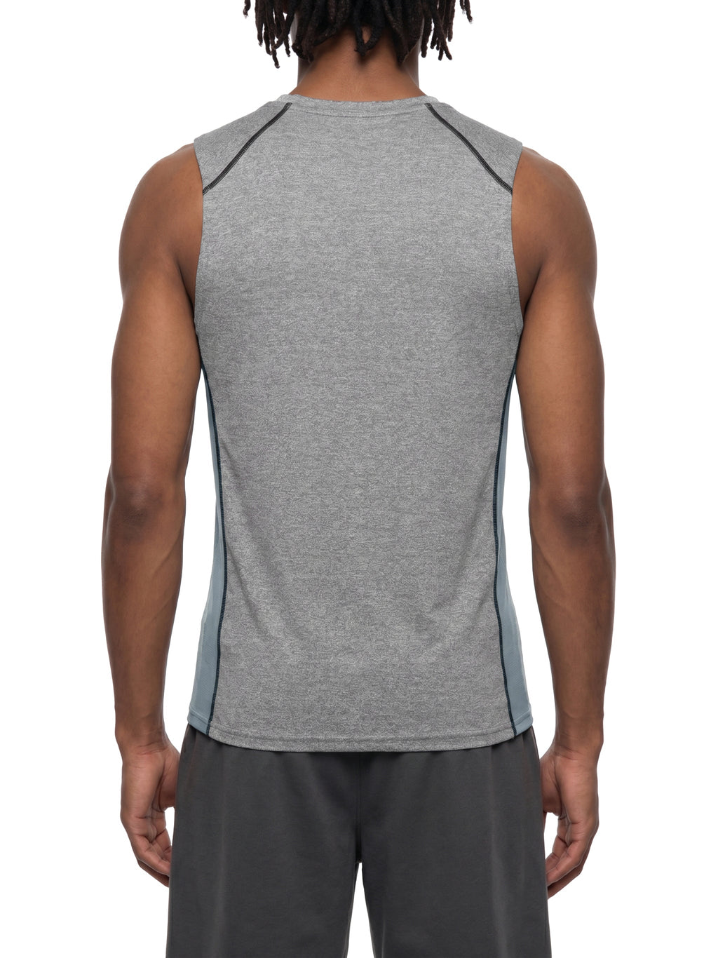 Men's Slim-Fit Topstitch Tank Top