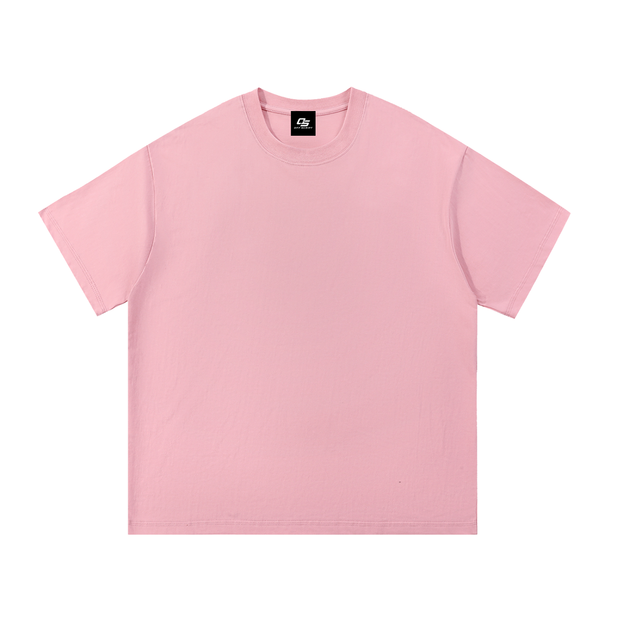 Pink Unisex Essential Cotton T-Shirt front view