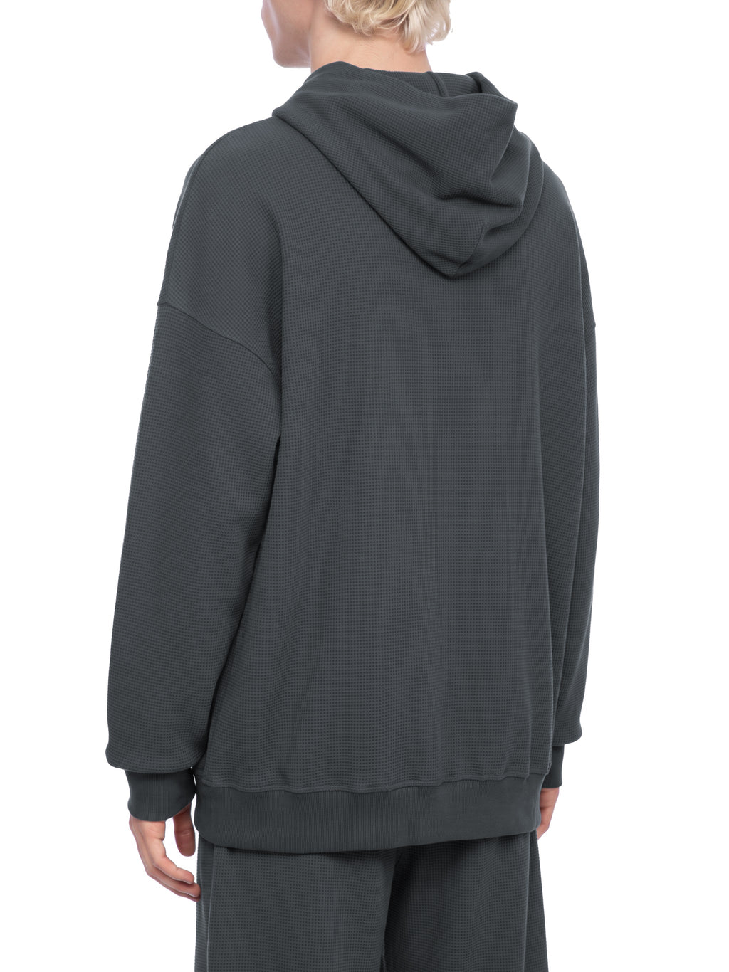Unisex Waffle Oversized Hoodie