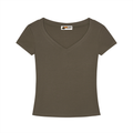 Tencel Slim Fit V-Neck T-Shirt