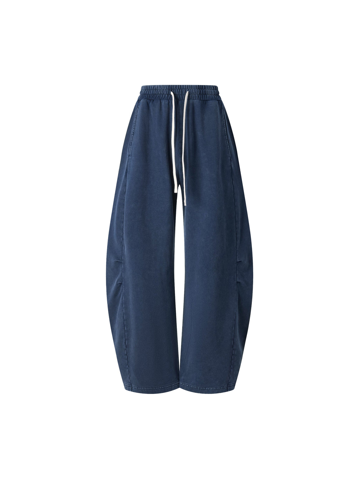 Unisex Mineral Wash Barrel Leg Pants