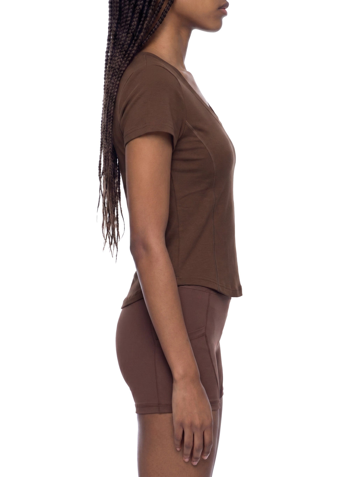 Women's Paneled Crop T-Shirt