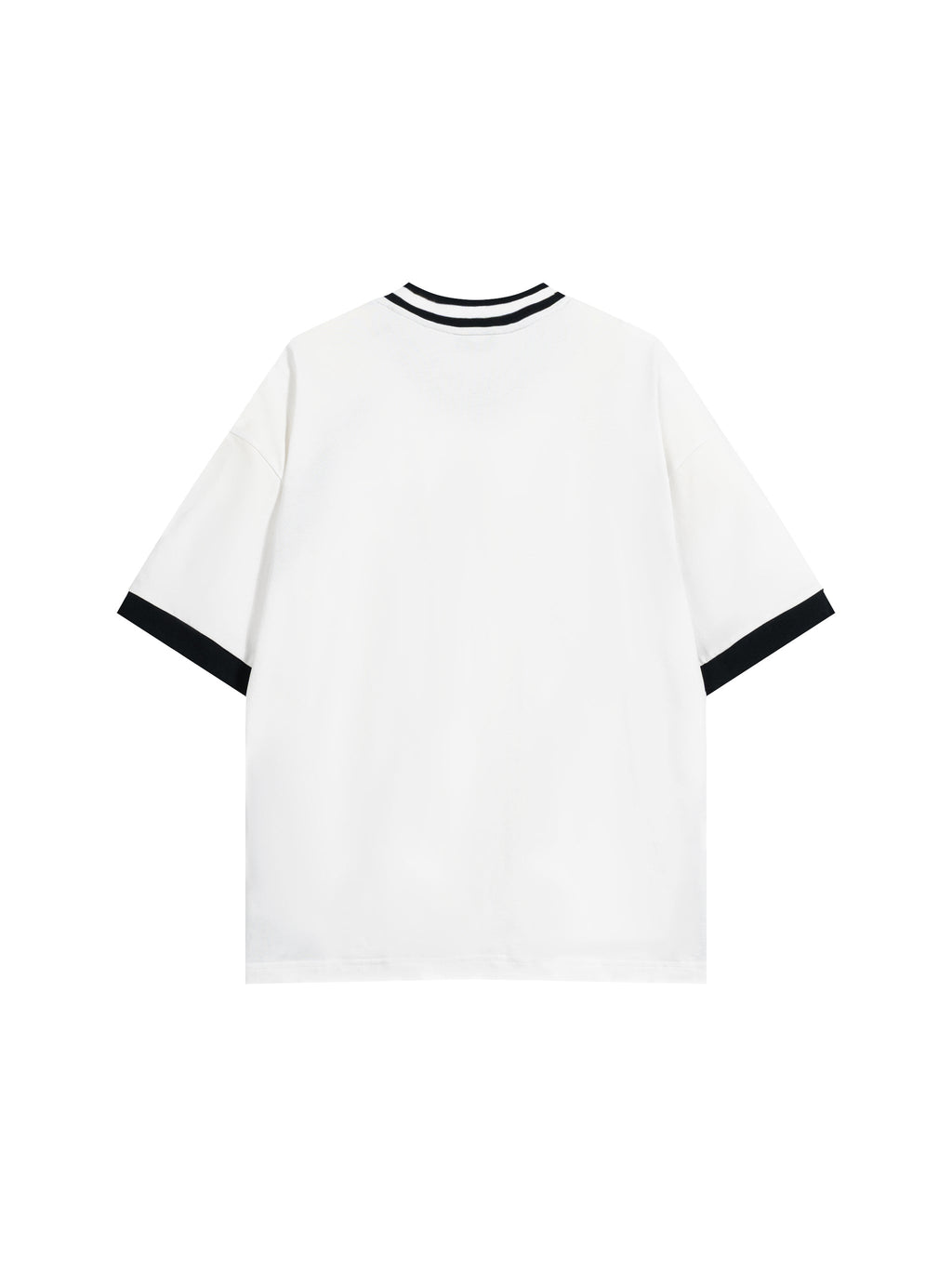 Unisex Color Block V-Neck T-Shirt
