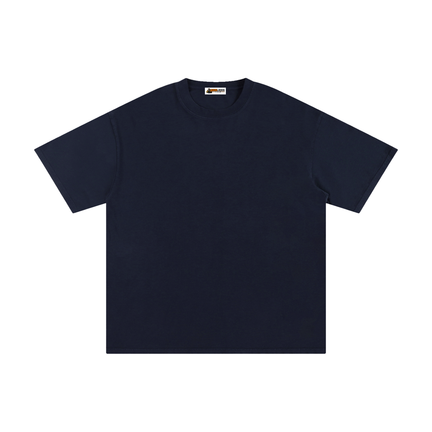Unisex Pure Cotton T-Shirt – Navy Blue front