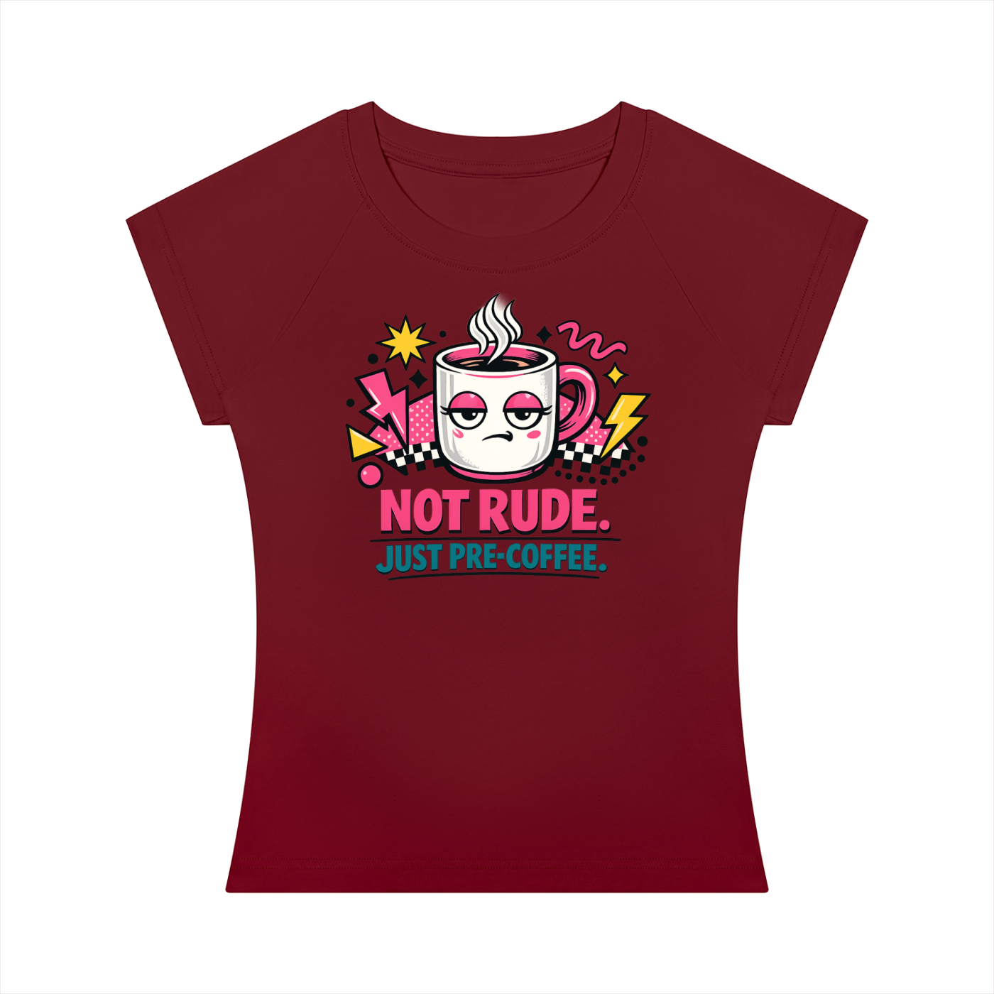 Not Rude Women’s Slim Raglan T-Shirt