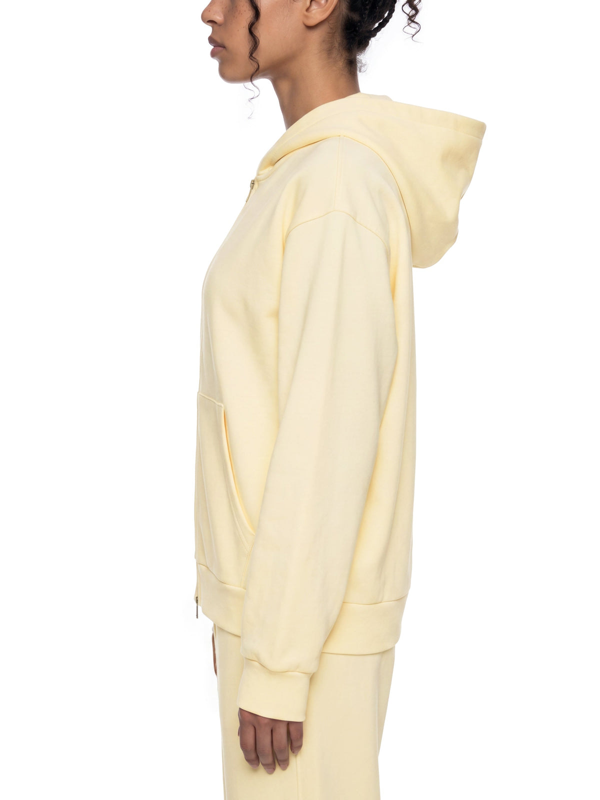 Unisex Drop Shoulder Full Zip Hoodie – product view 2