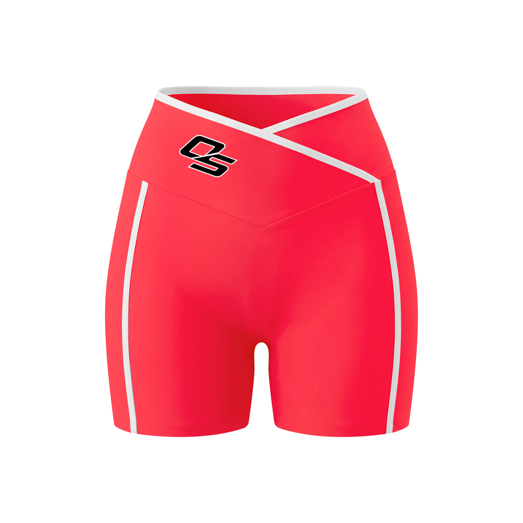 Off Script Women’s High-Rise Colour-Block Yoga Shorts