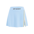 Off Script Women’s Contrast-Stripe Side-Slit A-Line Skirt