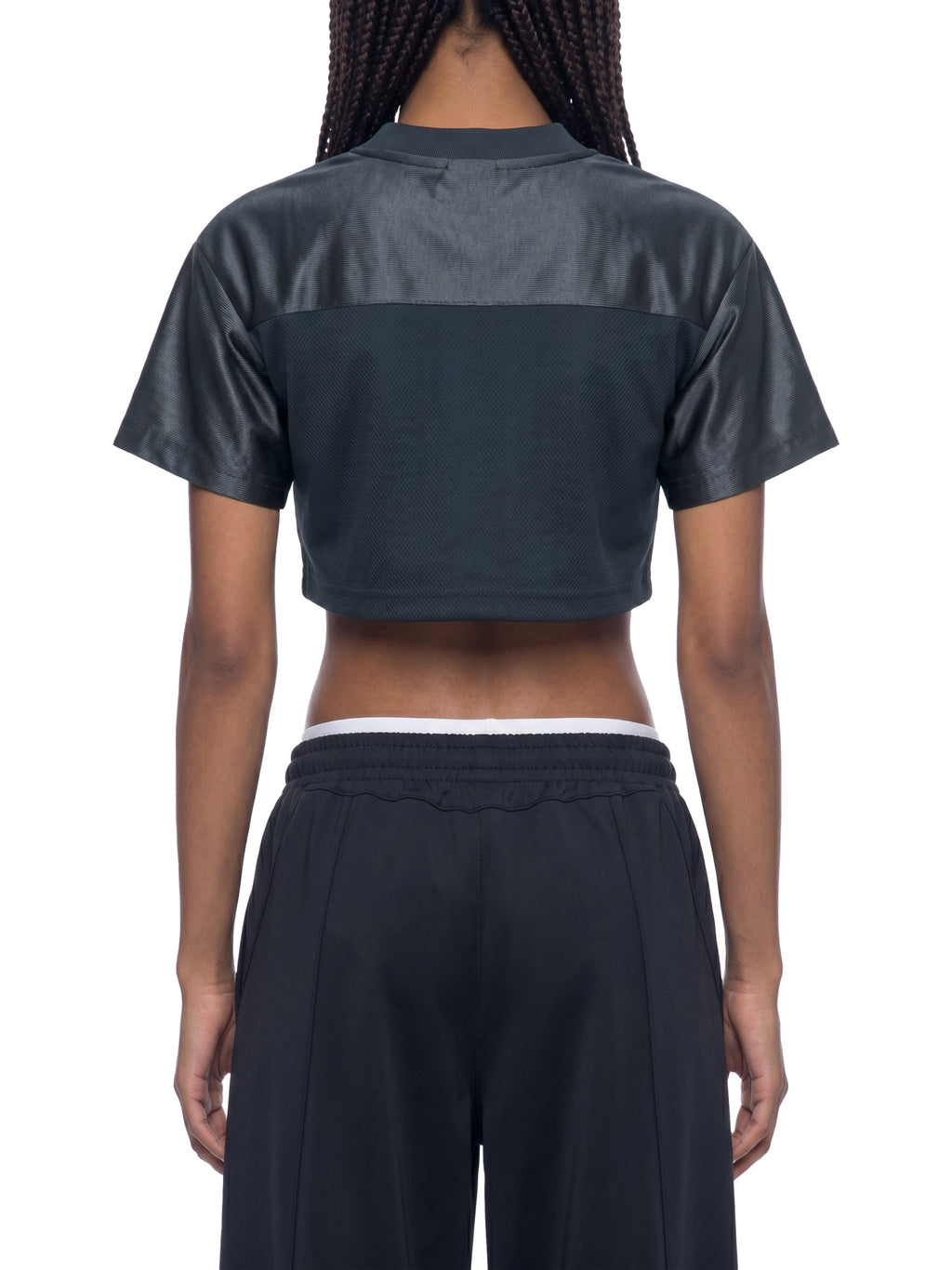 Women’s Cropped Paneled V-Neck Jersey