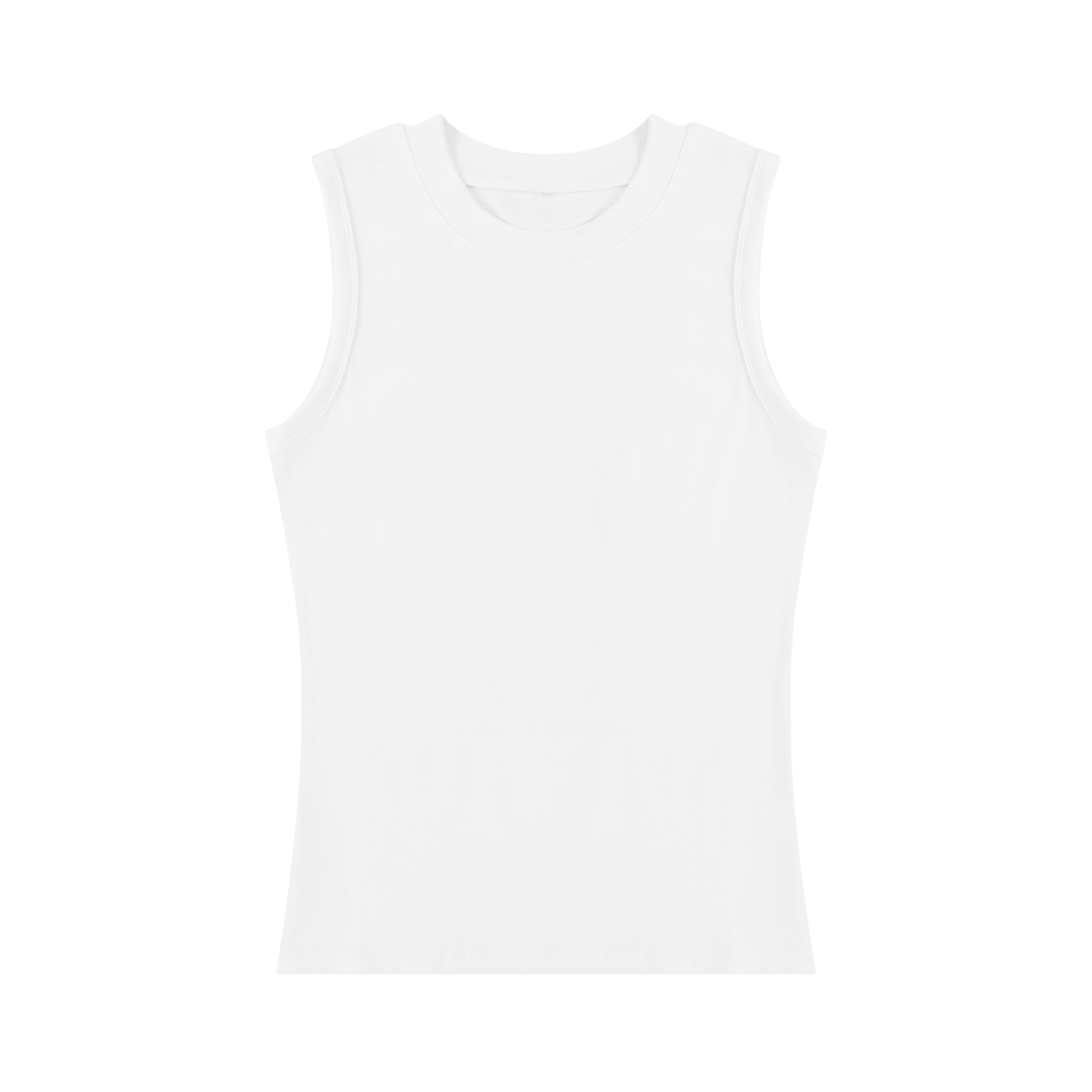 Women’s Slim Tank Top — White front