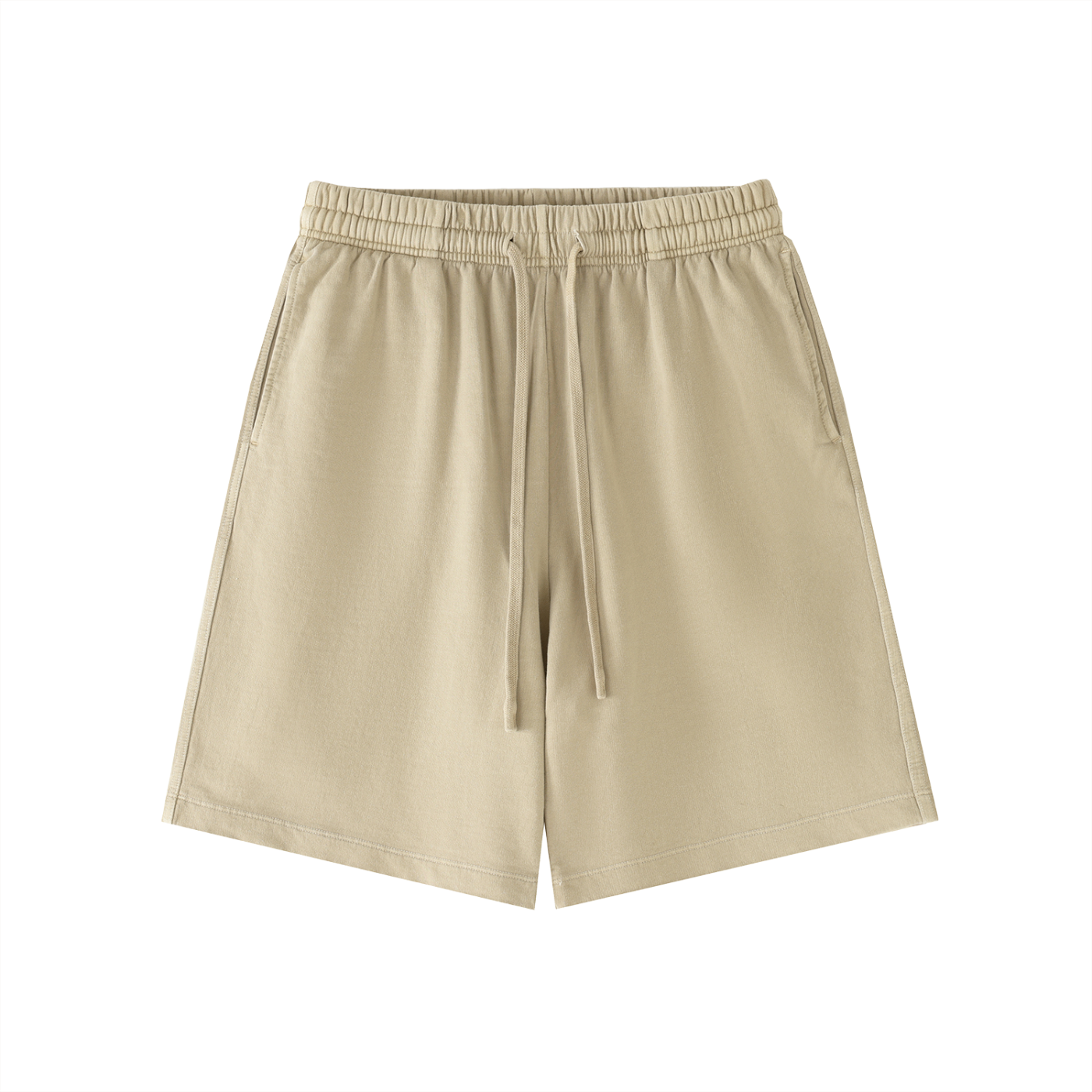 Vintage-Wash Cotton Shorts