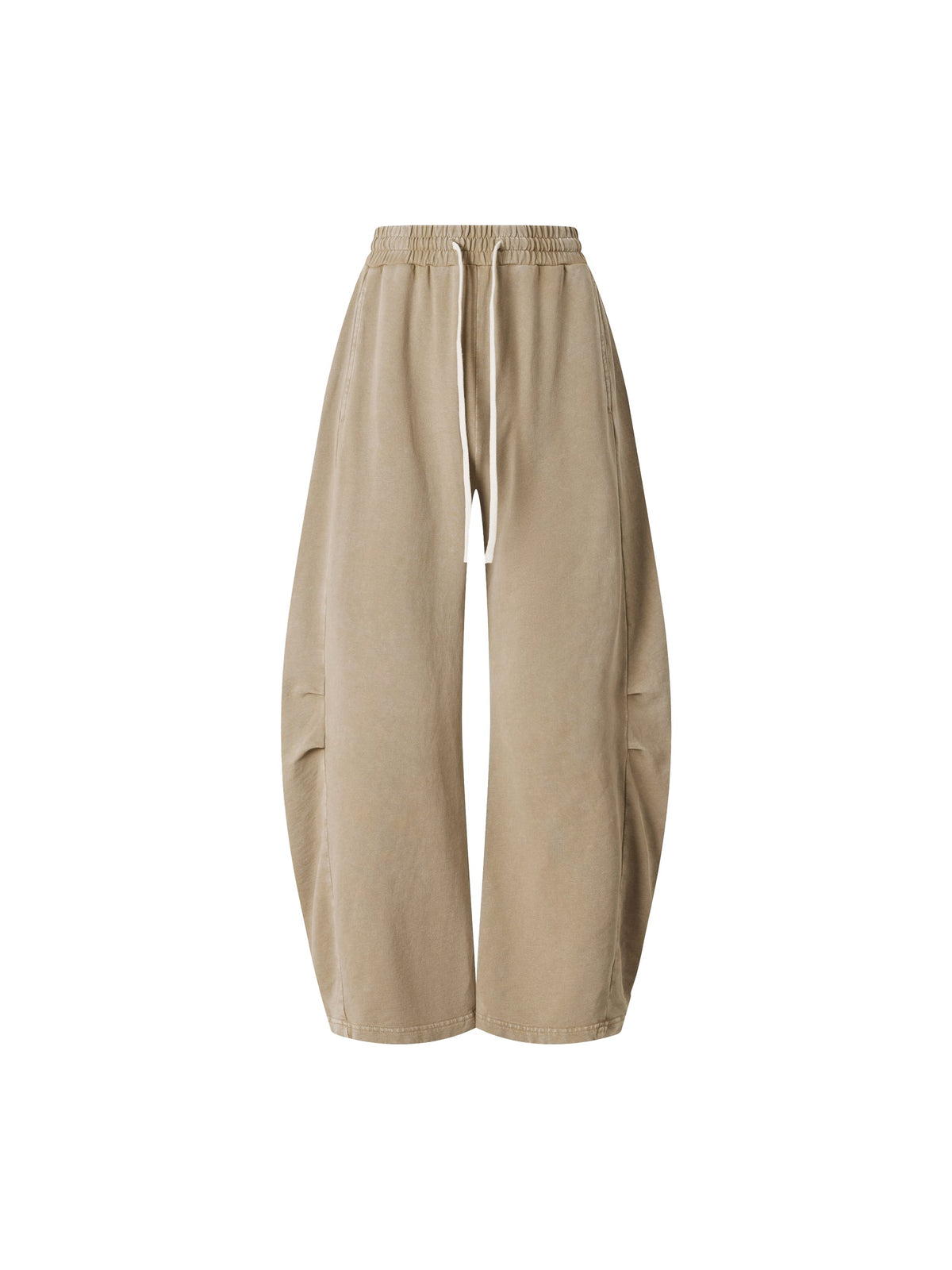 Unisex Mineral Wash Barrel Leg Pants