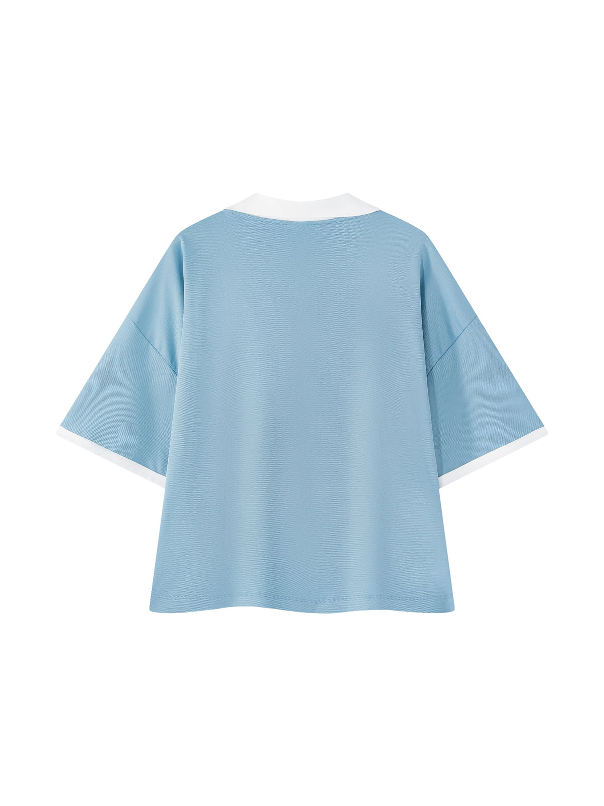 Unisex Collared Piping Boxy Soccer Jersey