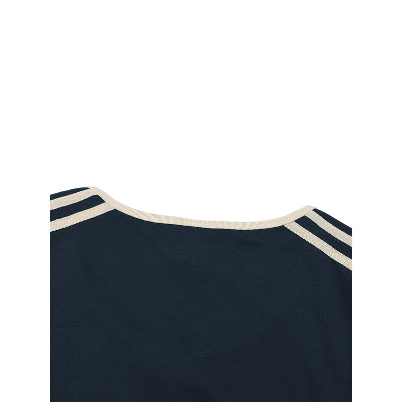 Women’s Color Block Crop T-Shirt