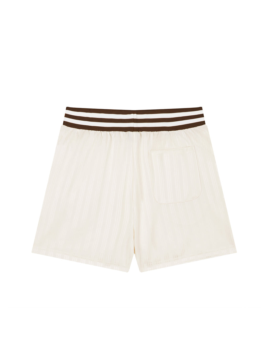 Unisex Striped Drawstring Shorts
