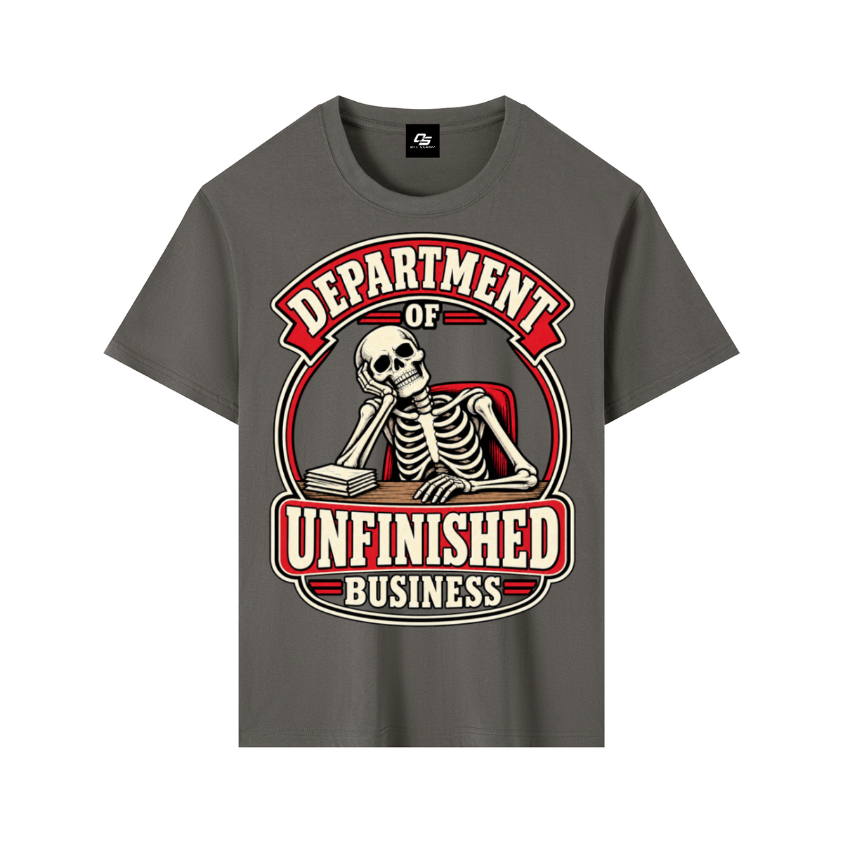 Department of Unfinished Business Pure Cotton Unisex T-Shirt