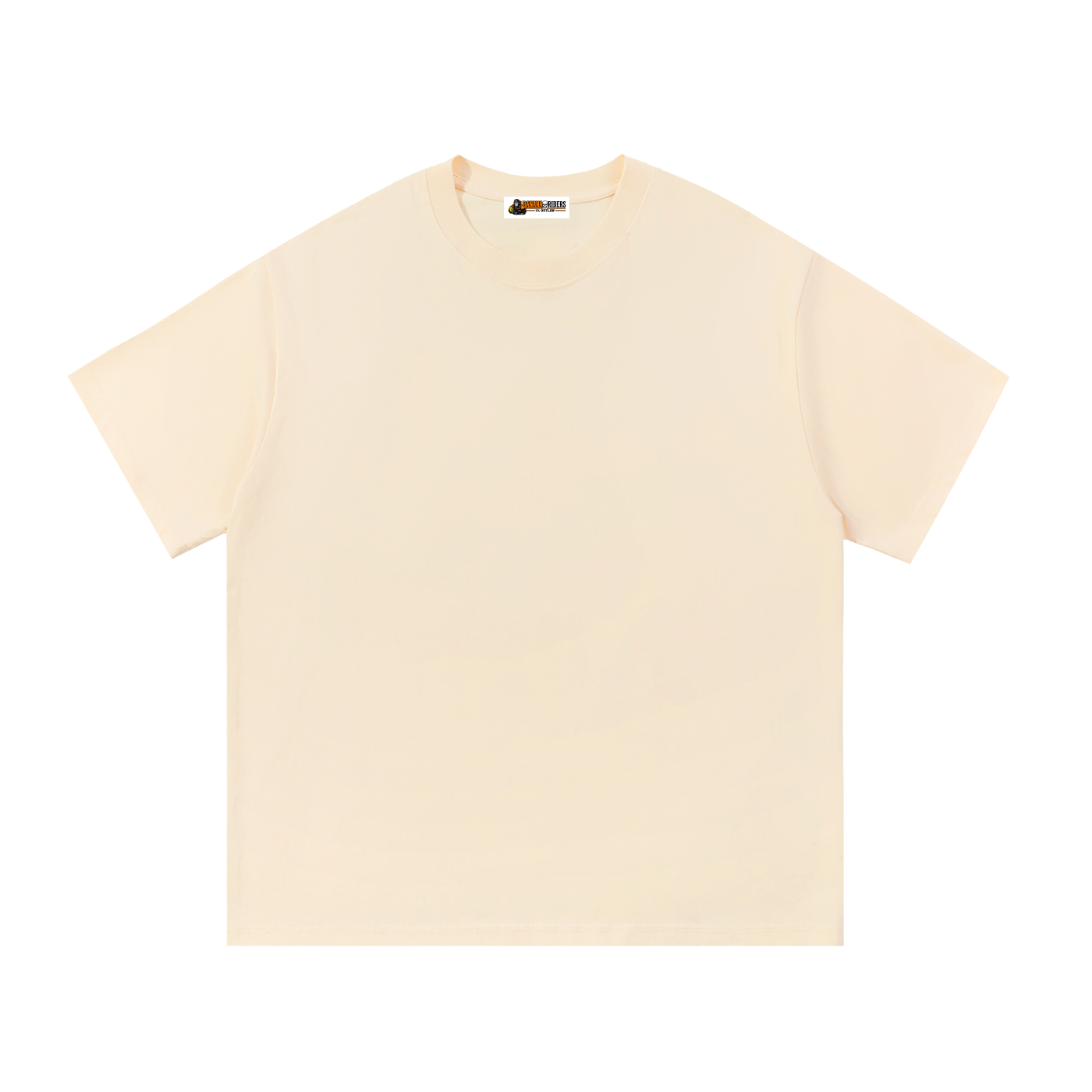 Essential cotton T-shirt in apricot