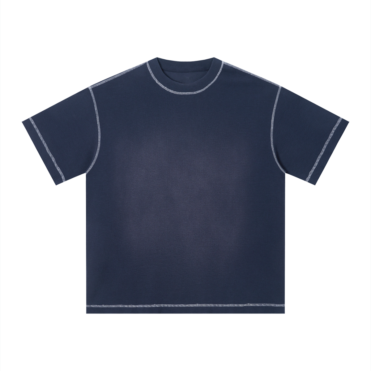 Unisex Sunfade Waffle Boxy T-Shirt