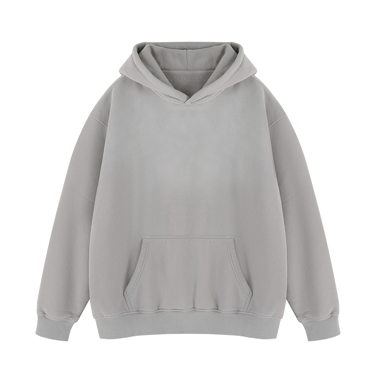 Off Script Gothic Skull Vintage Wash Fleece Hoodie