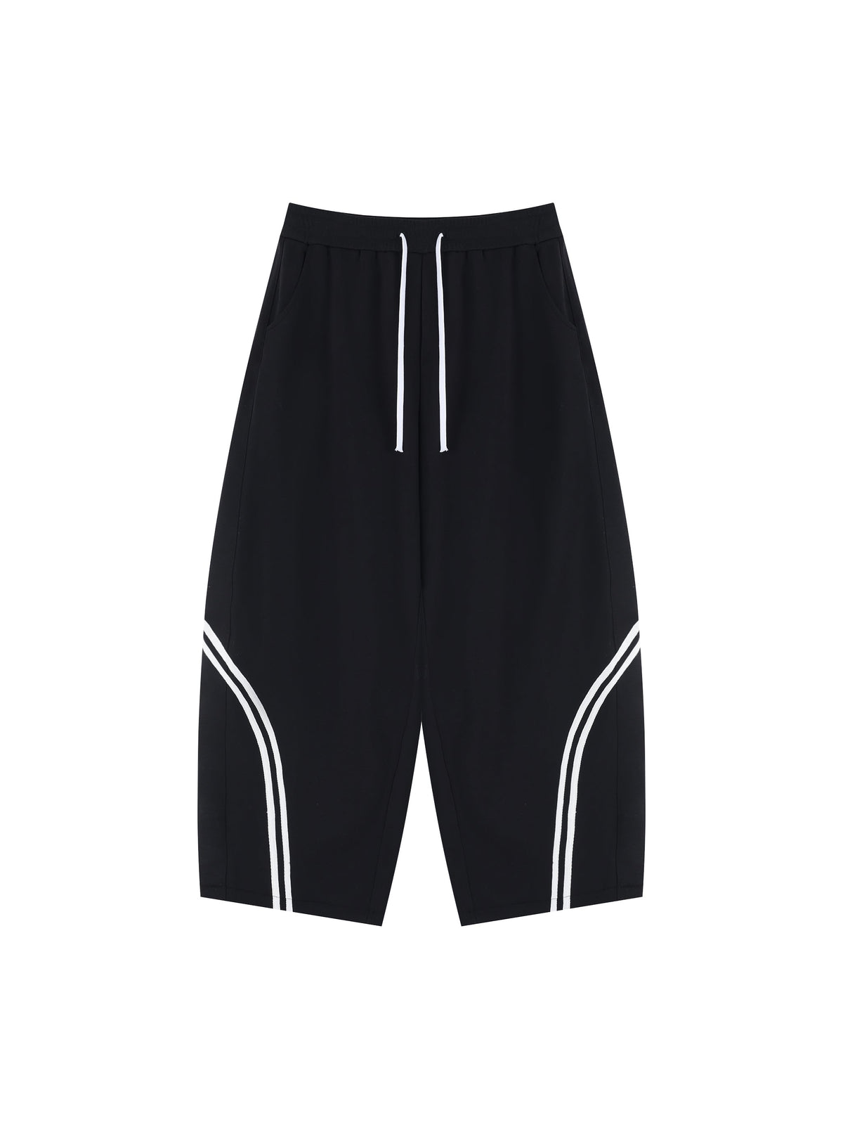 Unisex Wide Leg Piping Sweatpants