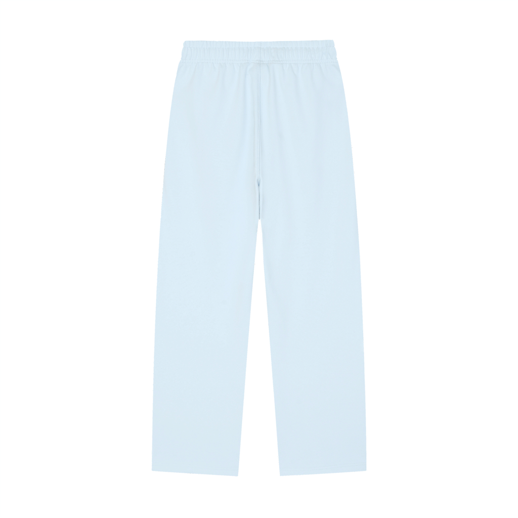 Solid Colour Straight-Leg Sweatpants