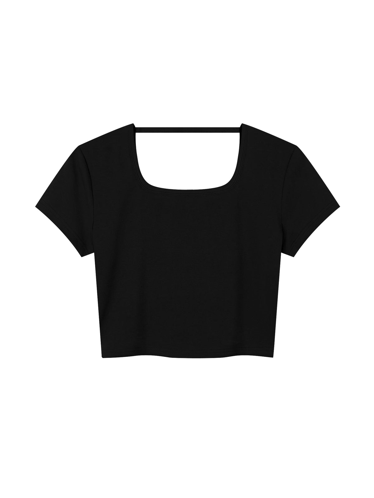 Women's Square Neck Crop T-Shirt