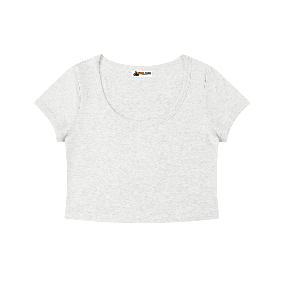 Women's Solid Color Slim Crop T-Shirt