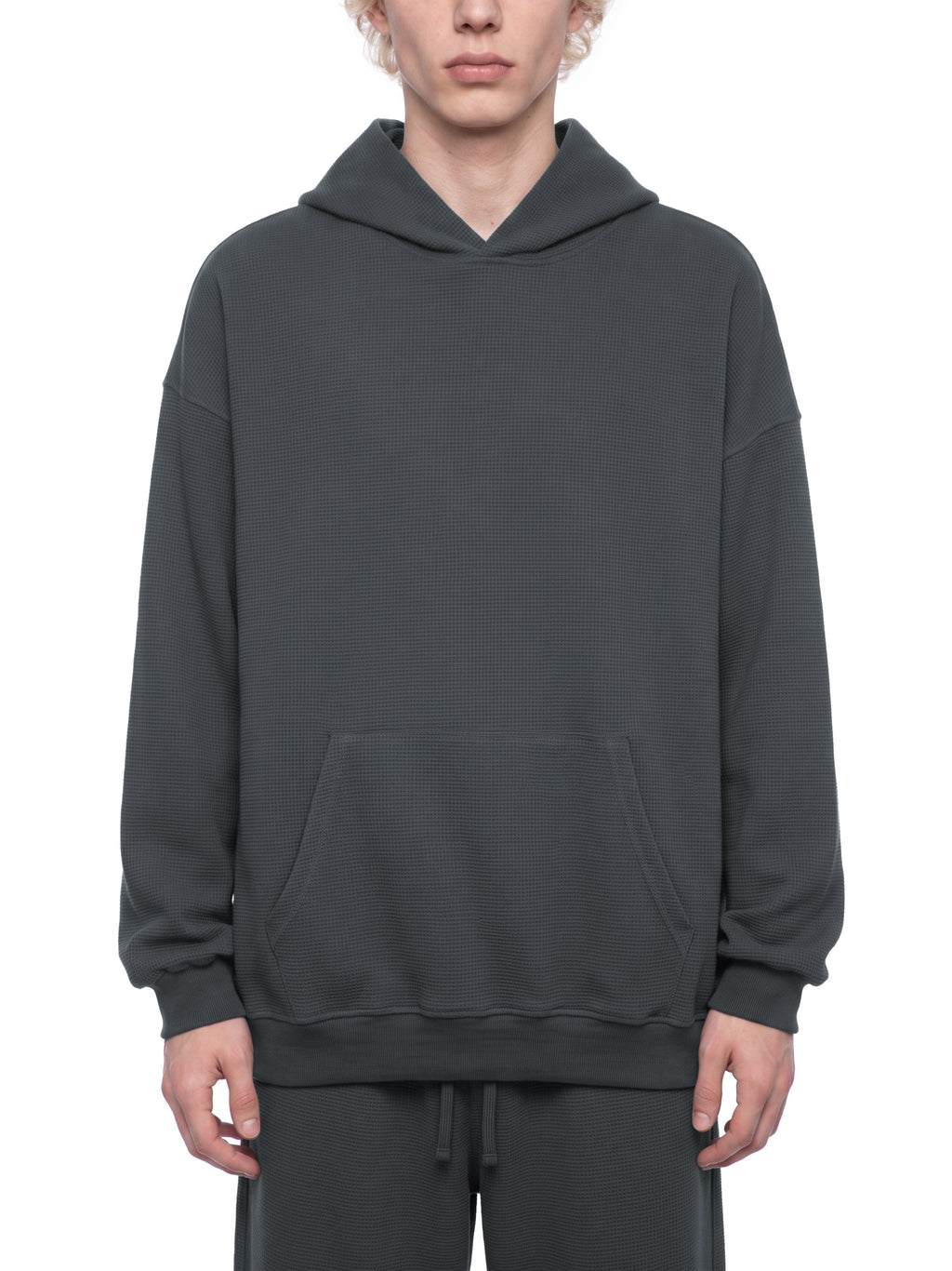 Unisex Waffle Oversized Hoodie