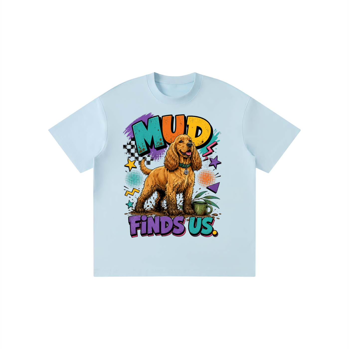 The Mud Finds Us Kids’ Solid Crewneck T-Shirt